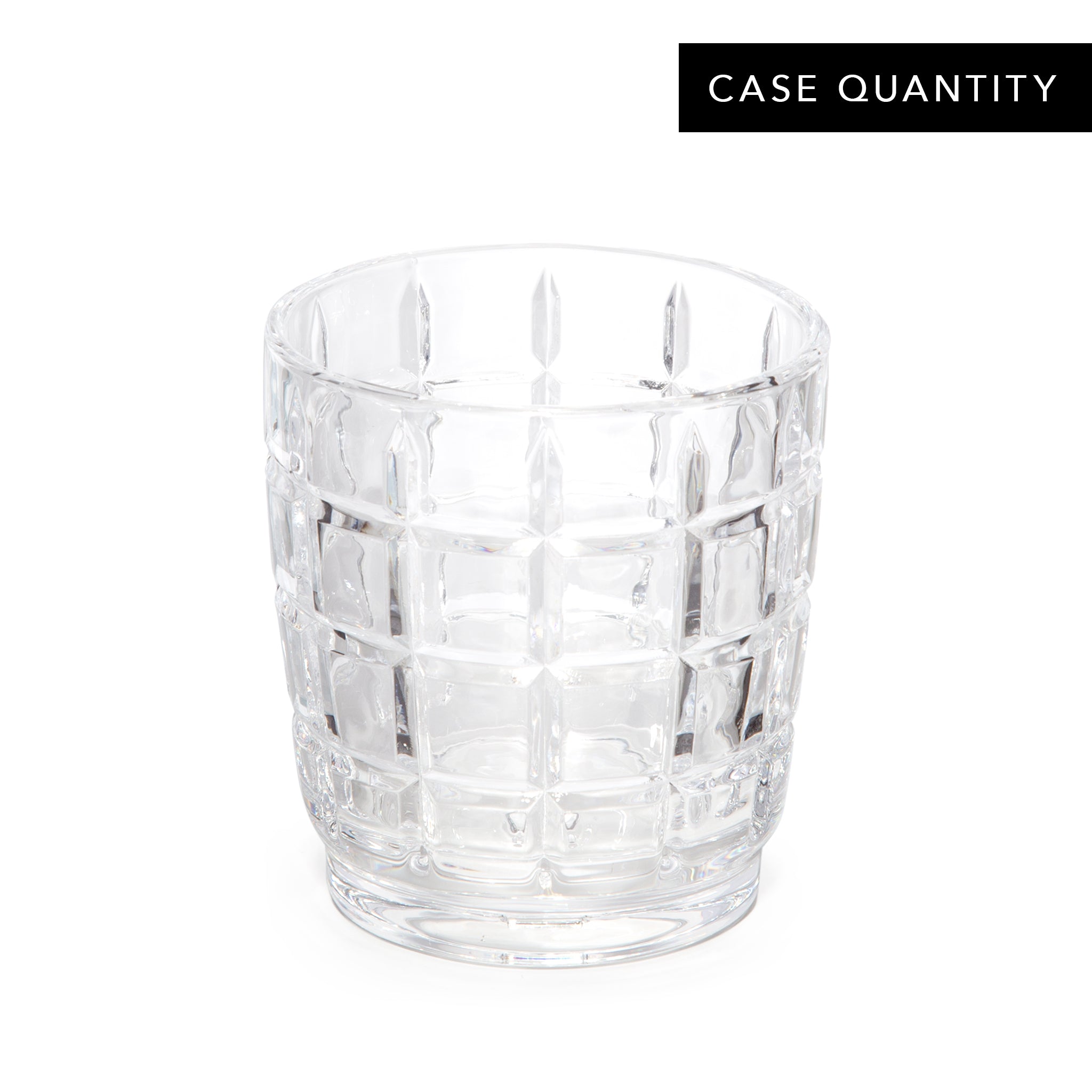 KIRUTO™ 10oz (295ml) Nesting Double Rocks Glass Set - Case of 24 - Perfect for Cocktails, Whiskey, Bourbon & Home Bar Essentials