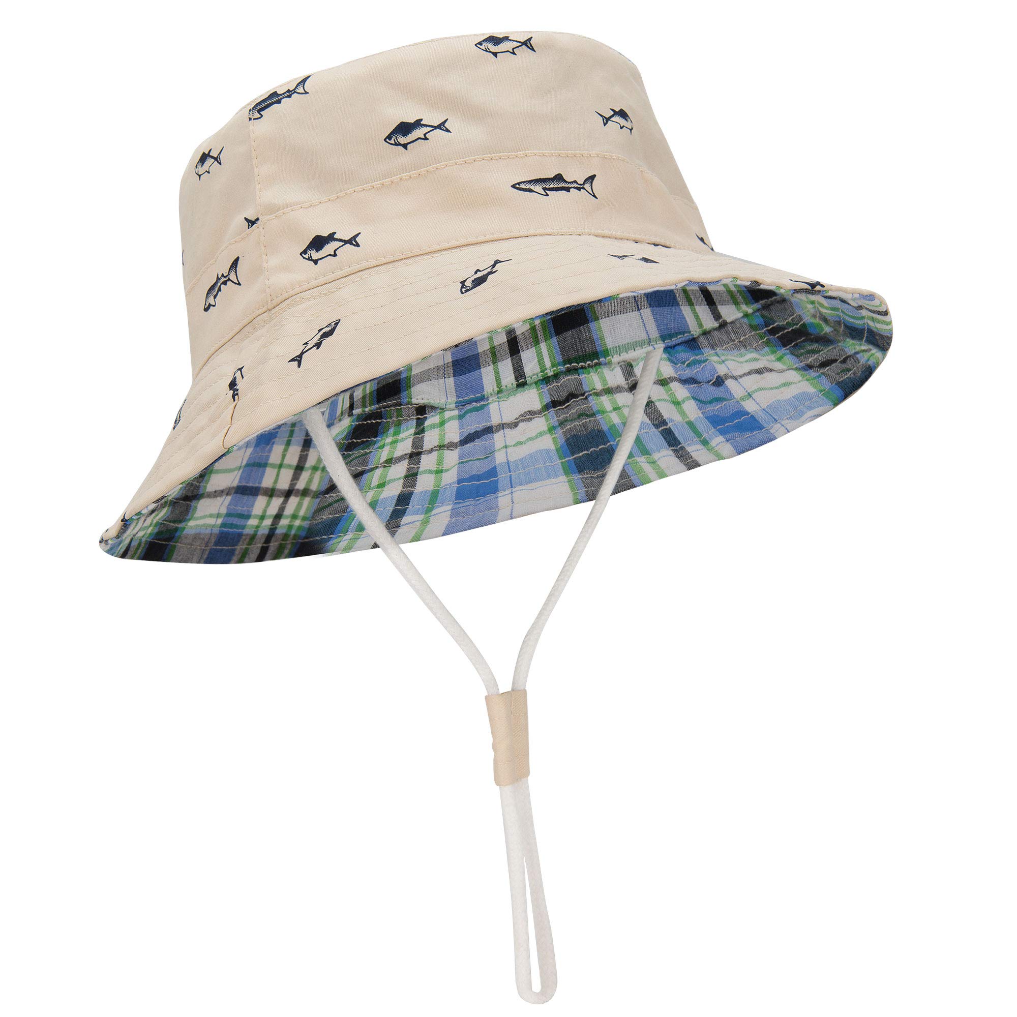 UPF 50+ Baby Sun Hat for Toddlers - Wide Brim Bucket Hat for Boys & Girls - Summer Beach, Outdoor Play & Sun Protection Essential