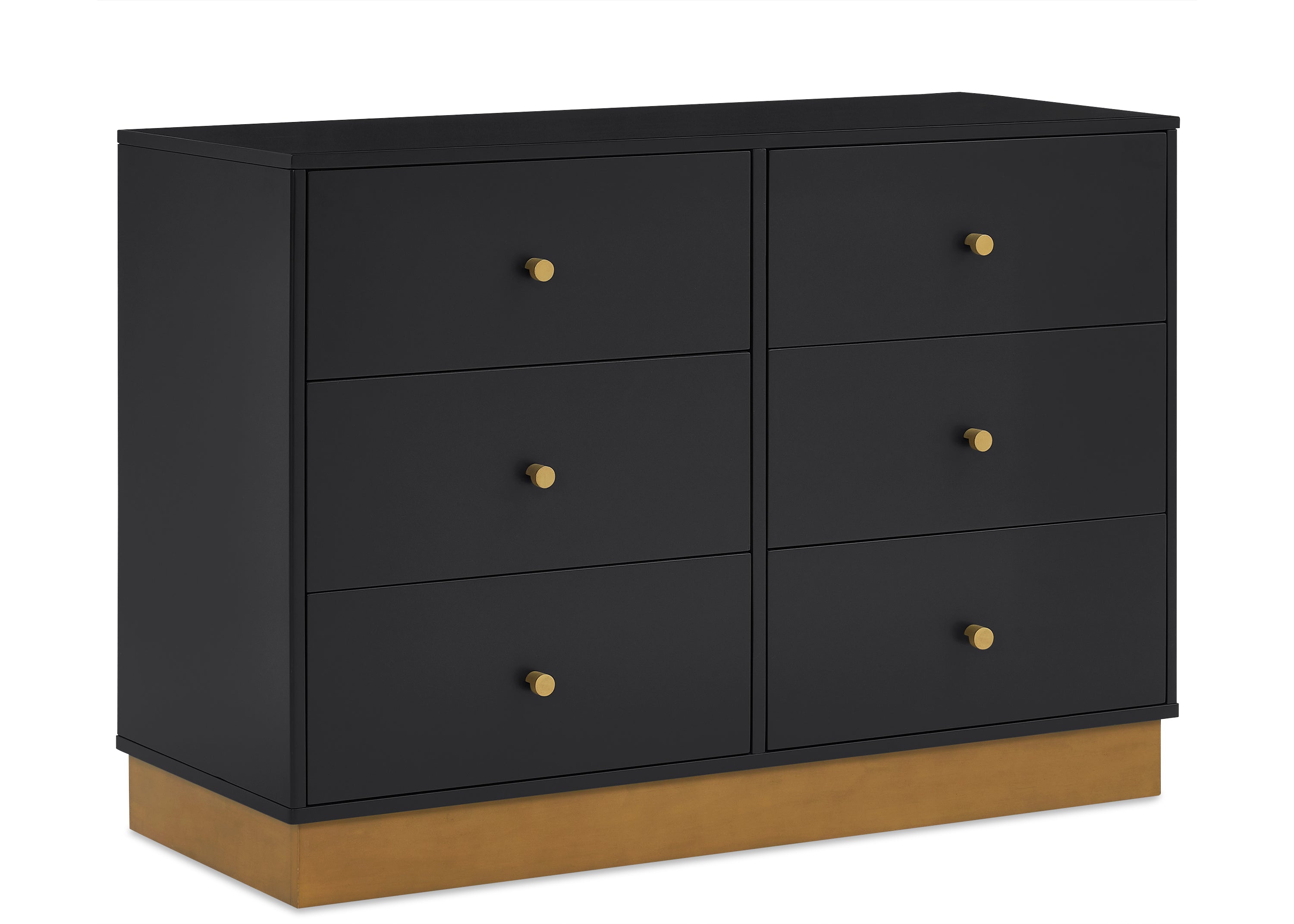 James 6 Drawer Dresser with Interlocking Drawers - Sturdy Wooden Bedroom Furniture for Clothes Storage - Perfect for Master Bedroom, Guest Room & Dorm Organization