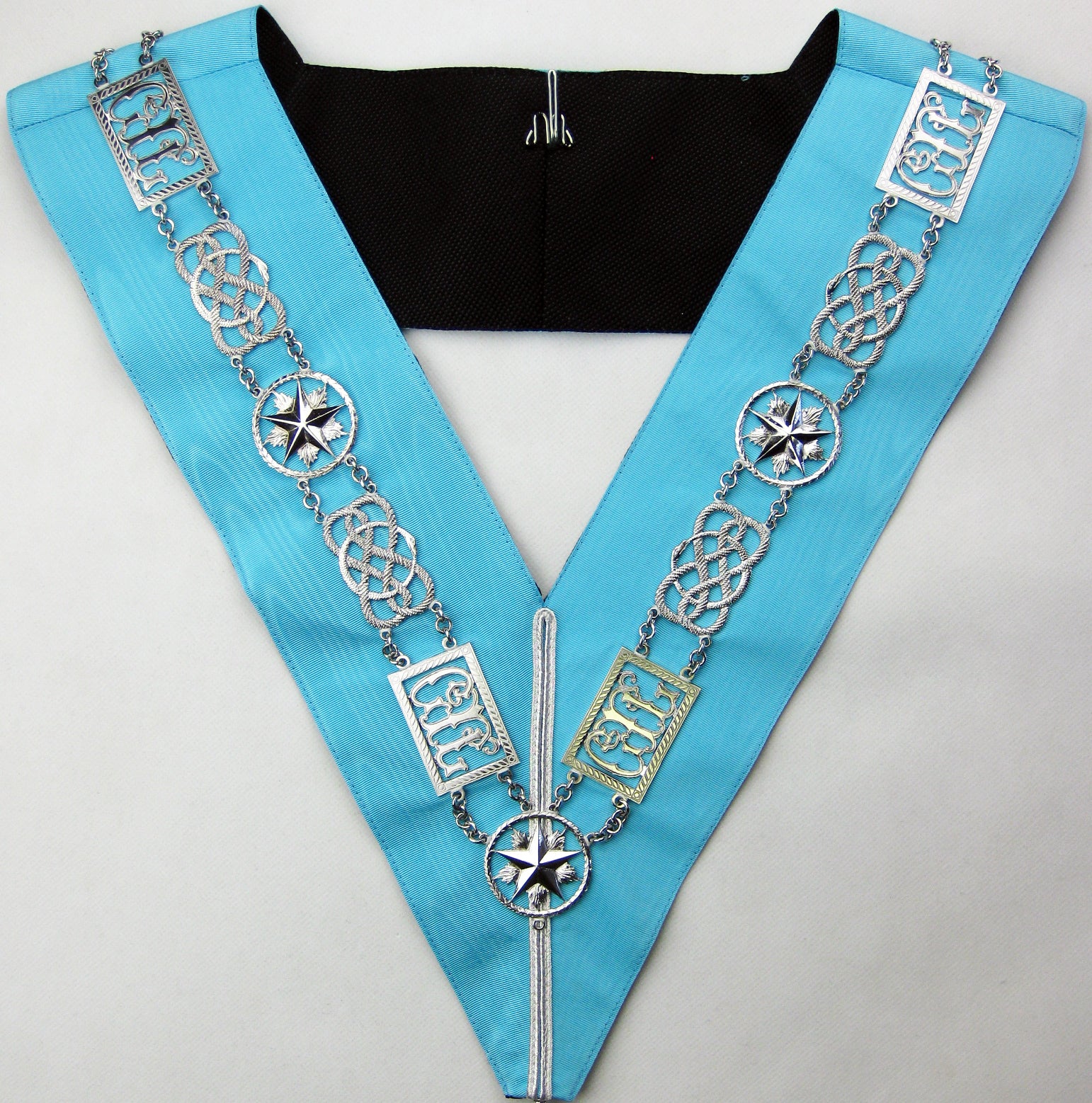 Craft Lodge Worshipful Master Chain Collar - Masonic Jewelry for Lodge Officers - Perfect for Ceremonies, Rituals & Formal Events