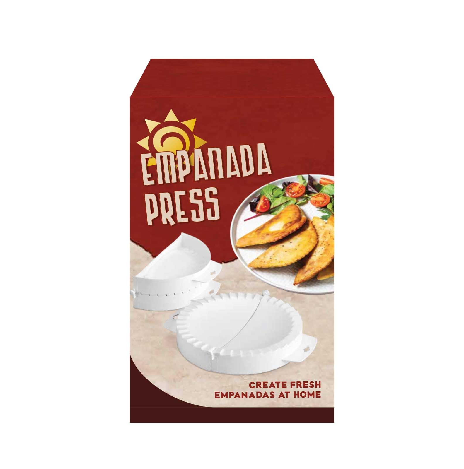 HIC Kitchen Grande Empanada Maker - Large Dough Press for Empanadas, Ravioli, Pierogi, Turnovers & Dumplings | Perfect for Home Cooking, Party Snacks & Meal Prep