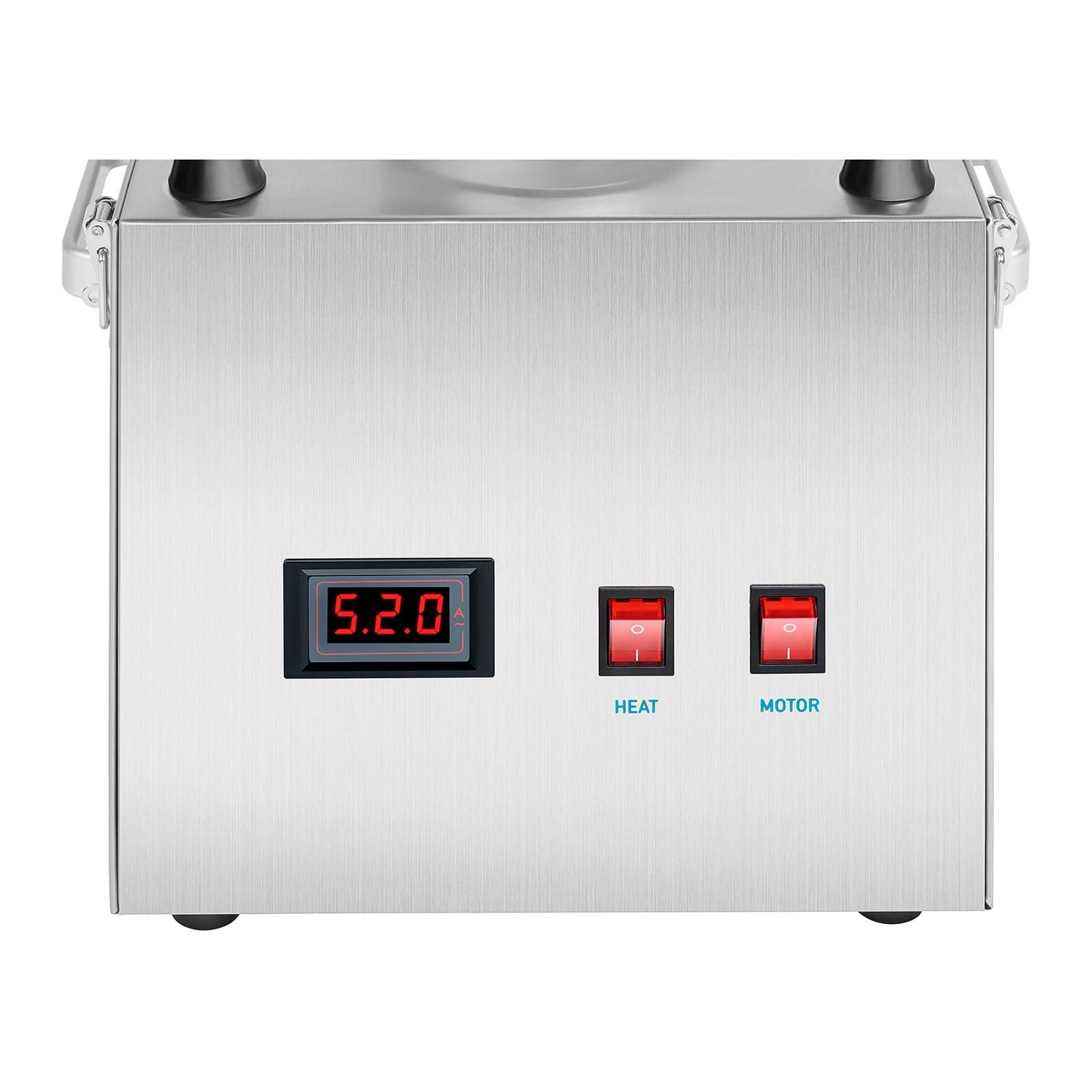 Royal Catering RCZK-1030-W Professional Cotton Candy Machine (52 cm Diameter, 1030W, 1 Unit/30 Seconds, Stainless Steel) - Perfect for Parties, Carnivals, and Events