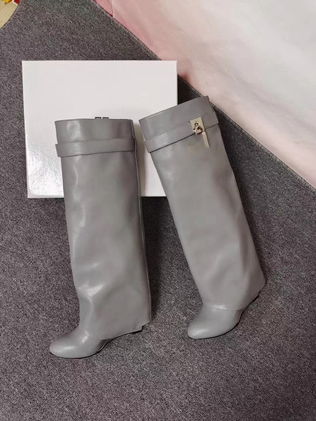 Women's Stylish Mid Calf Boots - Comfortable Chunky Heel Ankle Booties for Fall & Winter - Perfect for Office, Dating & Casual Outfits
