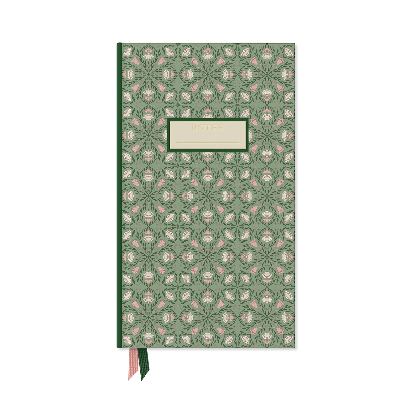 Folk Pattern Pocket Journal - Handmade Leather Notebook for Travel, Writing & Sketching - Perfect for Journaling, Note Taking & Gift Giving