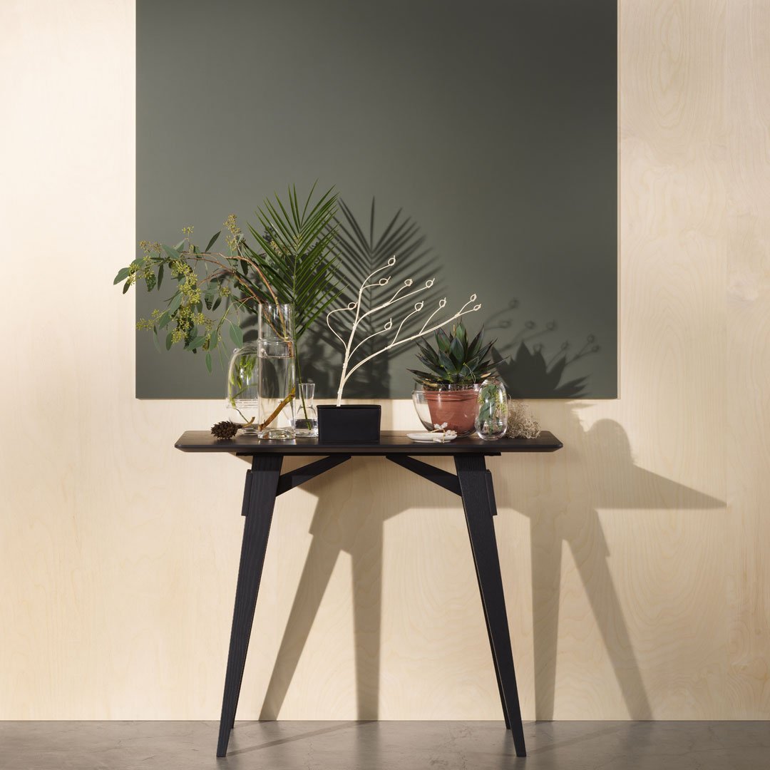 Modern Arco Midi Side Table - Compact End Table with Metal Frame for Living Room, Bedroom & Office - Stylish Accent Table for Small Spaces & Home Decor