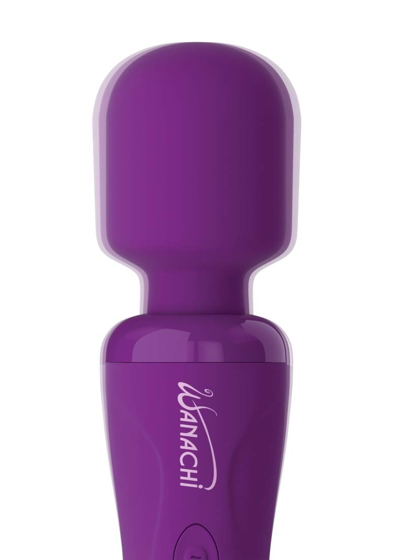 Wanachi Rechargeable Silicone Body Massager in Purple - Relaxing Muscle Relief for Home & Spa Use