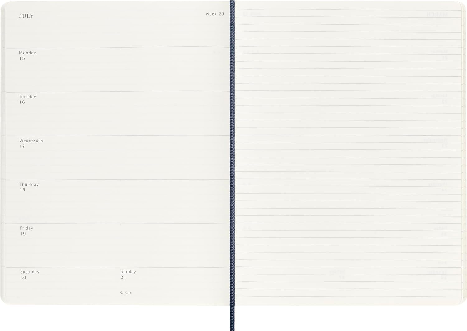 Moleskine Classic 2025 Weekly Planner - 12 Month Soft Cover XL (7.5