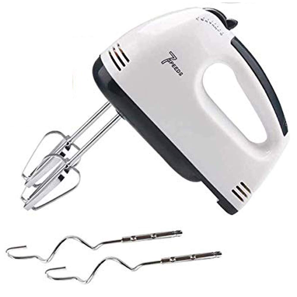 7-Speed Electric Hand Mixer for Baking - Lightweight Kitchen Mixer with Whisk for Cakes, Eggs, Cream & Food - Perfect for Home Baking, Cooking & Dessert Making