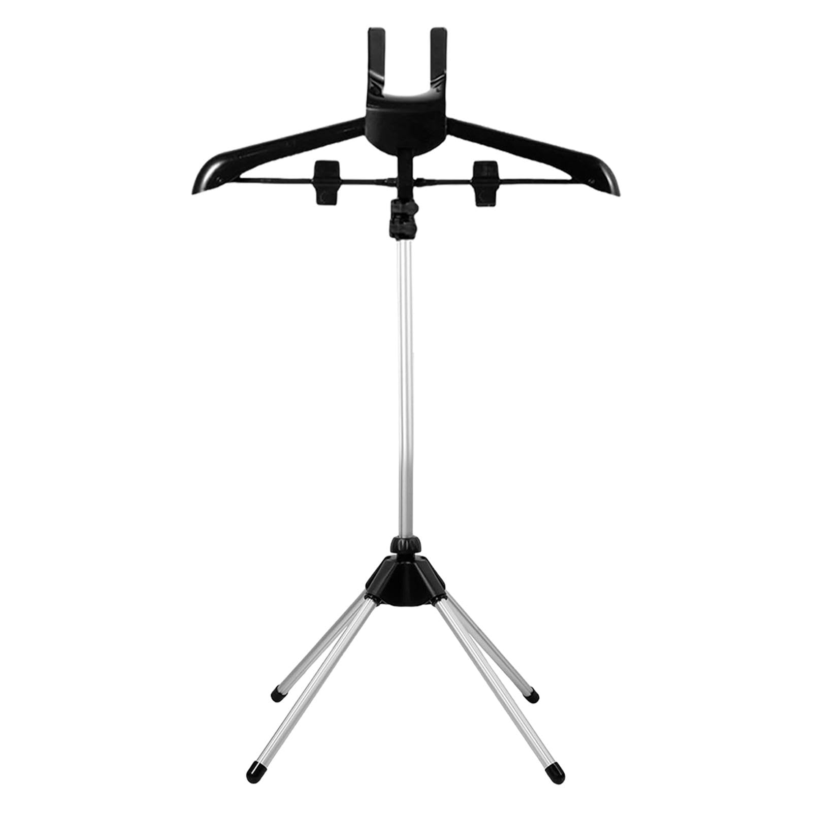 Adjustable Garment Steamer Stand with Non-Slip Fabric Hook - Lightweight Aluminum Alloy Clothes Steamer Holder for Home & Travel Use - Perfect for Wrinkle-Free Dresses, Suits & Delicate Fabrics