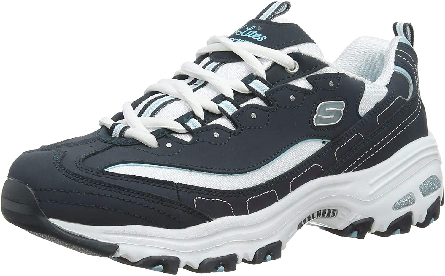 Skechers D'lites Biggest Fan Women's Sneakers - Lightweight Comfortable Walking Shoes for Women - Perfect for Casual Wear, Gym & Daily Activities