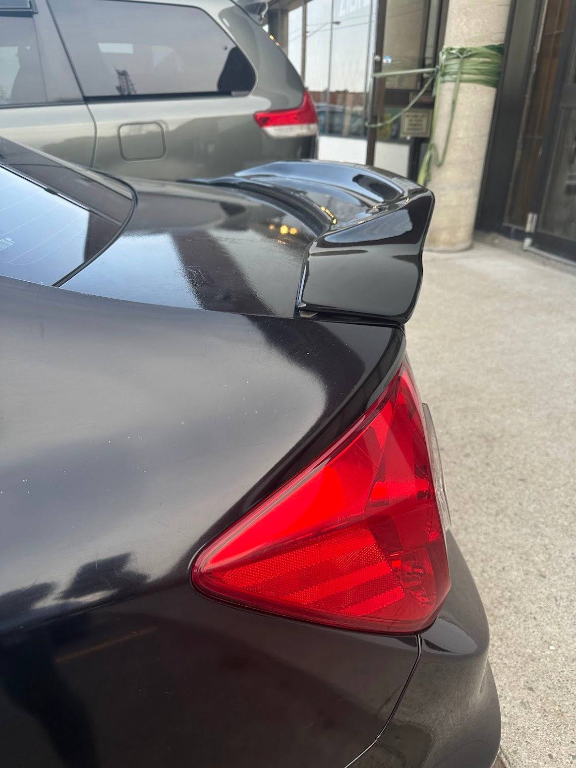2006-2011 Honda Civic Sedan Trunk Spoiler - R-Style Duck Bill Rear Wing - Painted OEM Replacement - Perfect for Street Racing & Car Shows