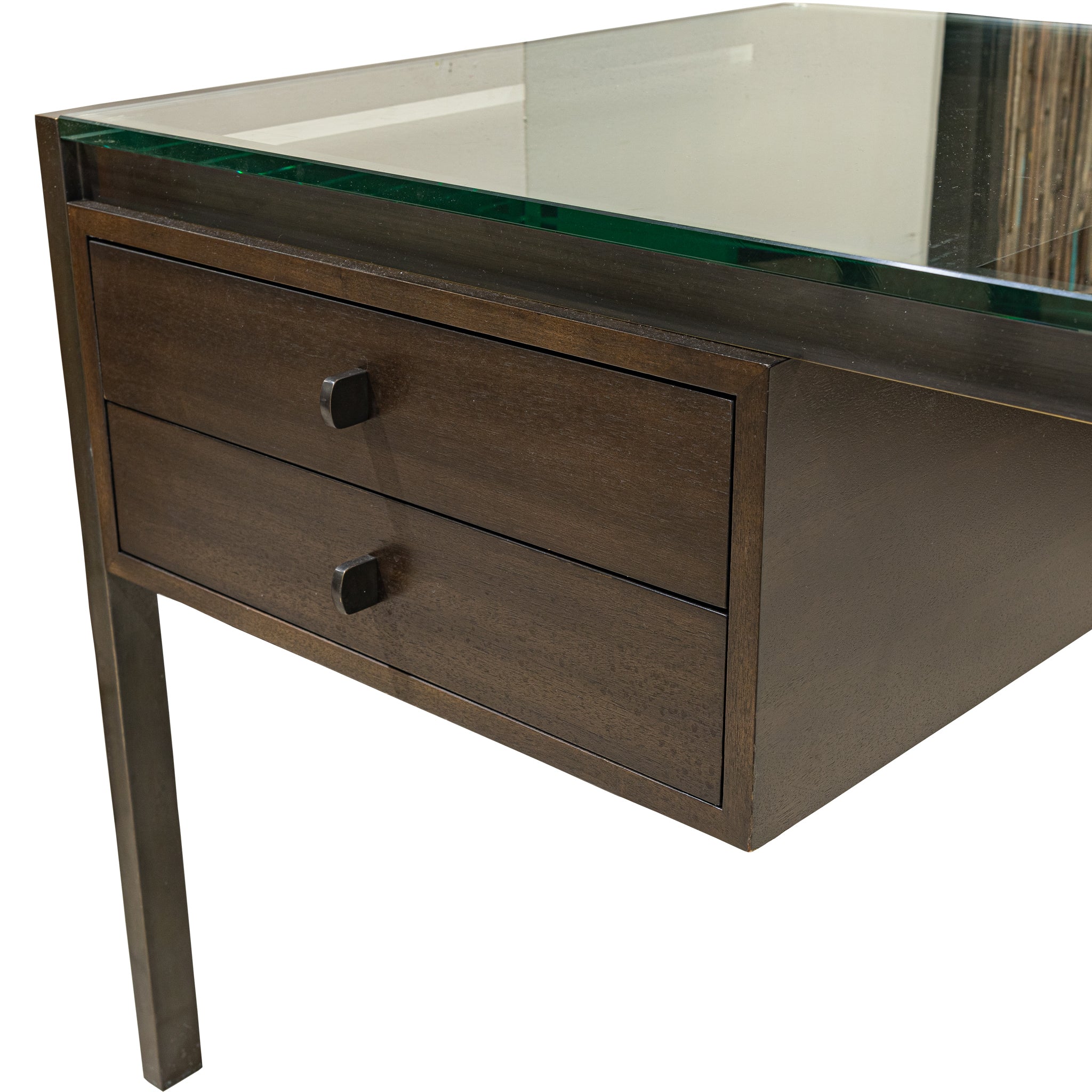 Restoration Hardware Reynor Desk - Modern Home Office Desk with Solid Wood Top & Metal Frame - Perfect for Remote Work & Study Spaces