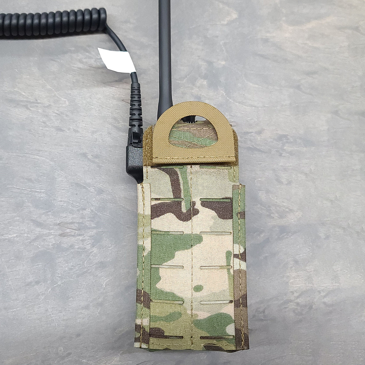 Esstac Motorola XTS 5000 Radio Pouch with 2 Malice Clips - Tactical Molle-Compatible Holder for Two-Way Radios, Law Enforcement & Outdoor Adventures