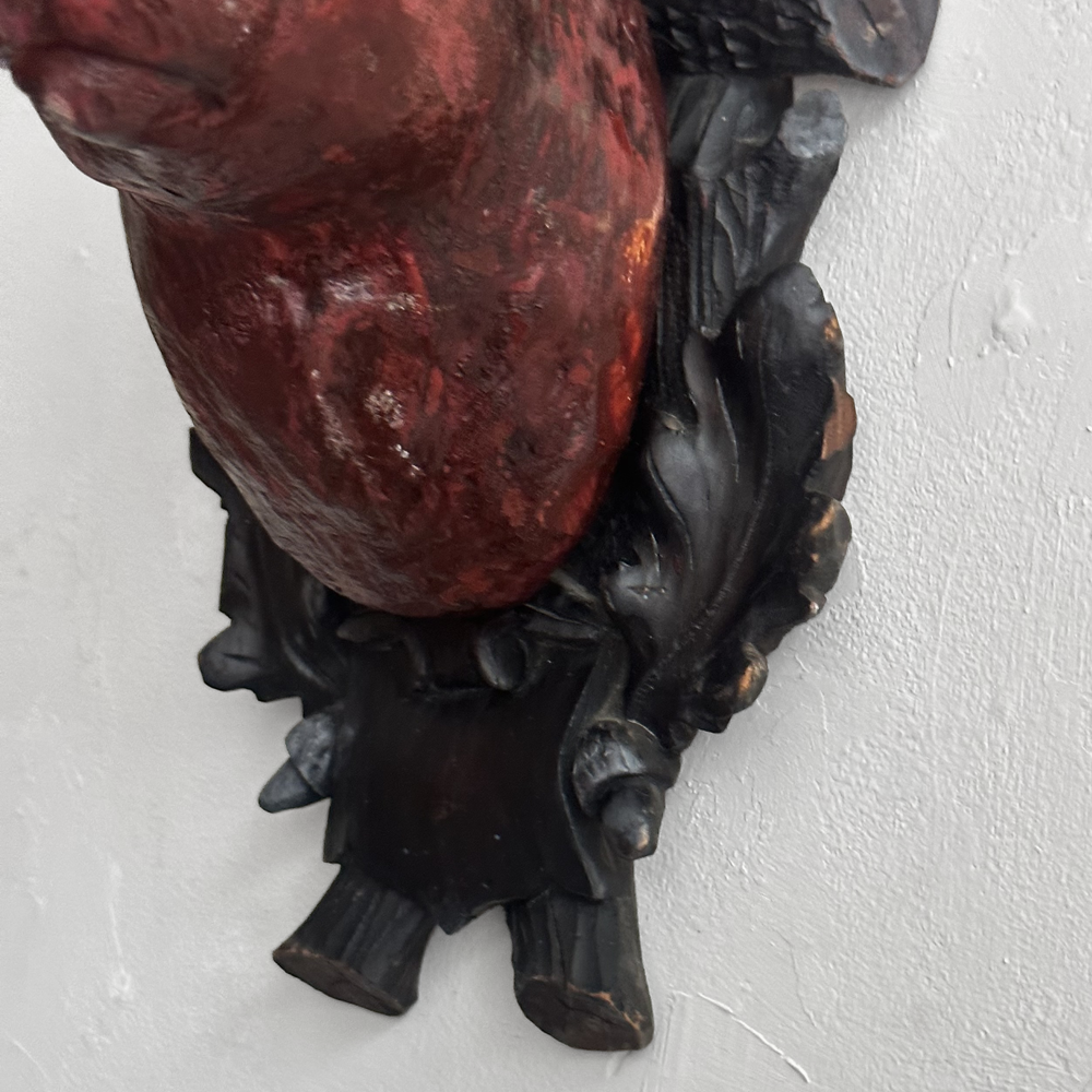 Hand-Carved Black Forest Rabbit Figurine (#545) - Unique Wooden Home Decor for Easter, Christmas & Collectors