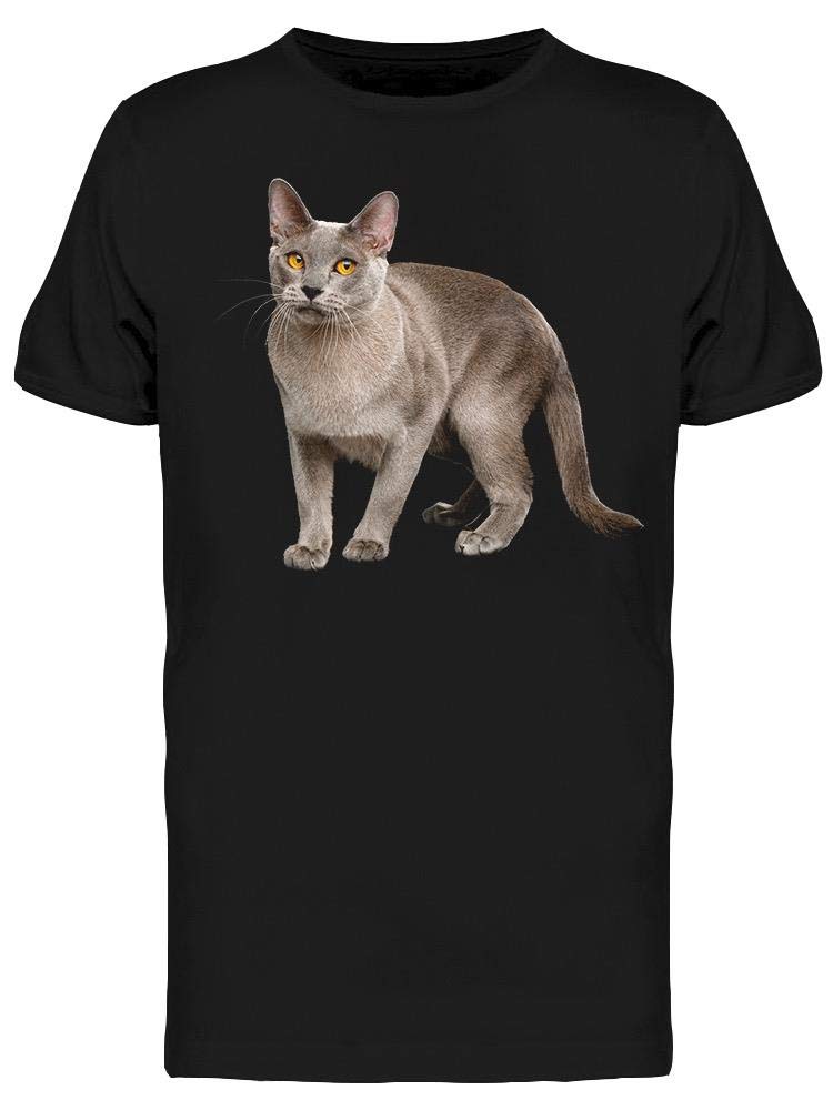 Funny Cat Standing on Two Legs Graphic T-Shirt for Men - Casual Wear, Gifts & Everyday Outfits