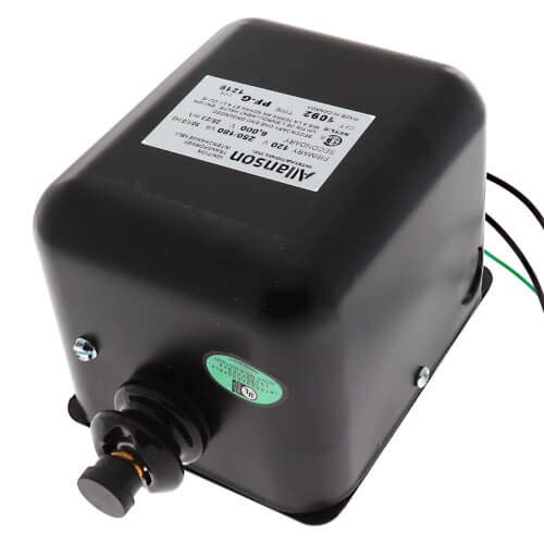 ALLANSON 1092-PF-G Ignition Transformer 000V, 150VA, 25/20MA, 50/60HZ - Interchangeable 120V Primary & 6V Secondary - Perfect for HVAC Systems, Boilers, and Industrial Heating Equipment