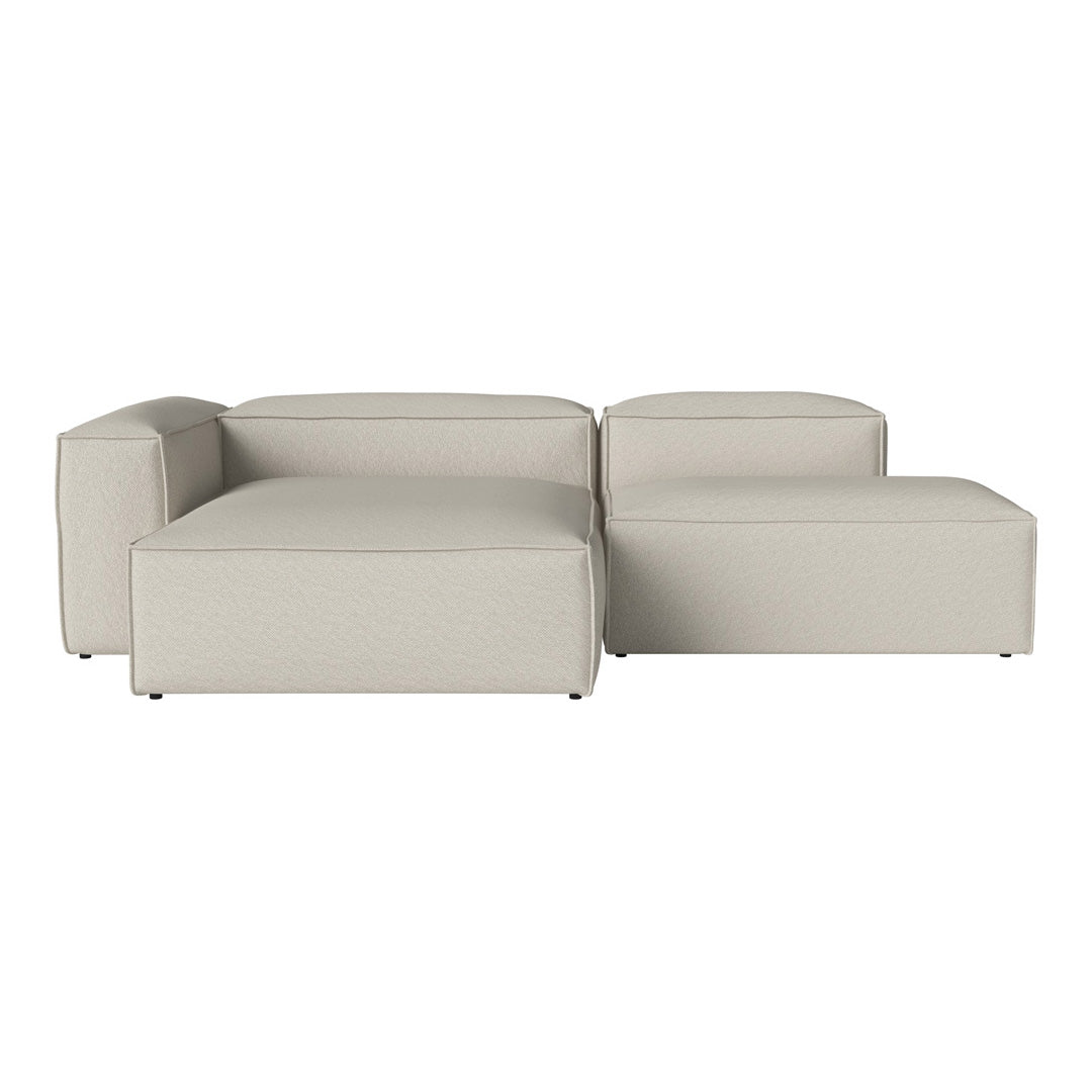 Cosima 2-Seater Sofa with Open End & Chaise Lounge - Modern Living Room Furniture for Small Spaces & Apartments