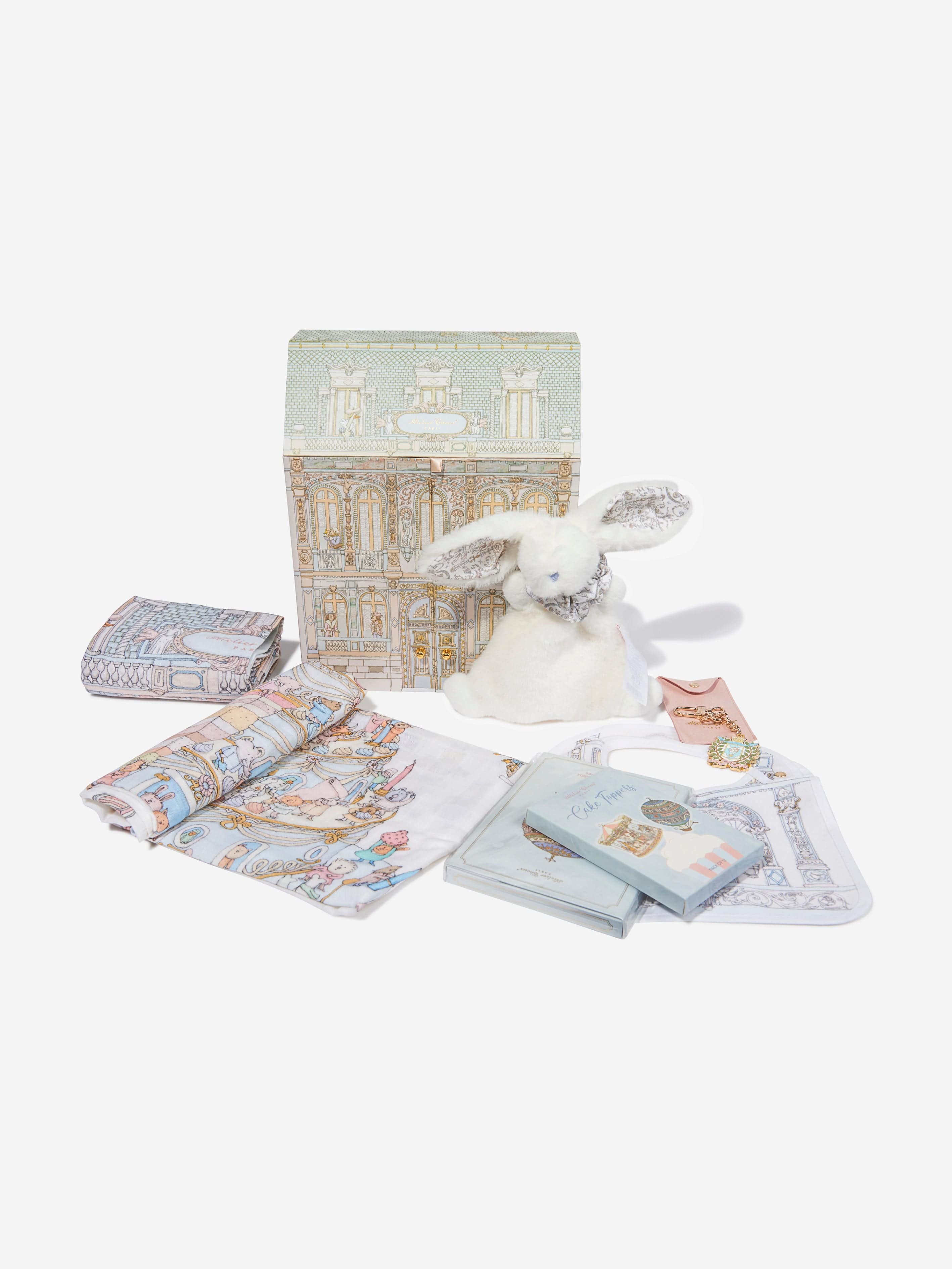 Atelier Choux My First Chateau Baby Gift Set - Luxury Newborn Essentials for Shower & Nursery Decor - Perfect for Christening, Birthdays & Special Occasions