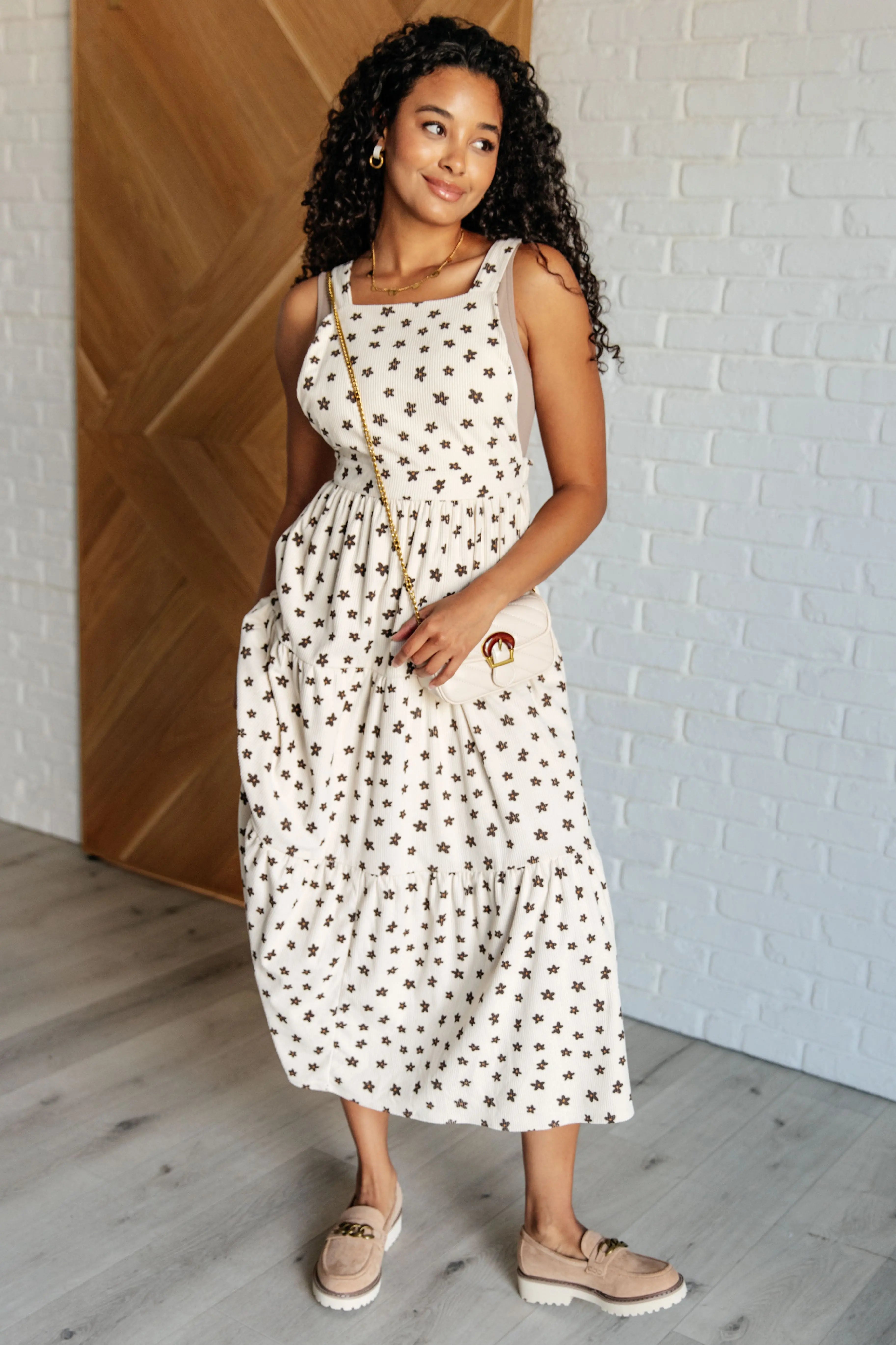 Elegant Floral Print Summer Dress for Women | Naturally Chic Boho Maxi Dress | Perfect for Beach, Vacation & Outdoor Events