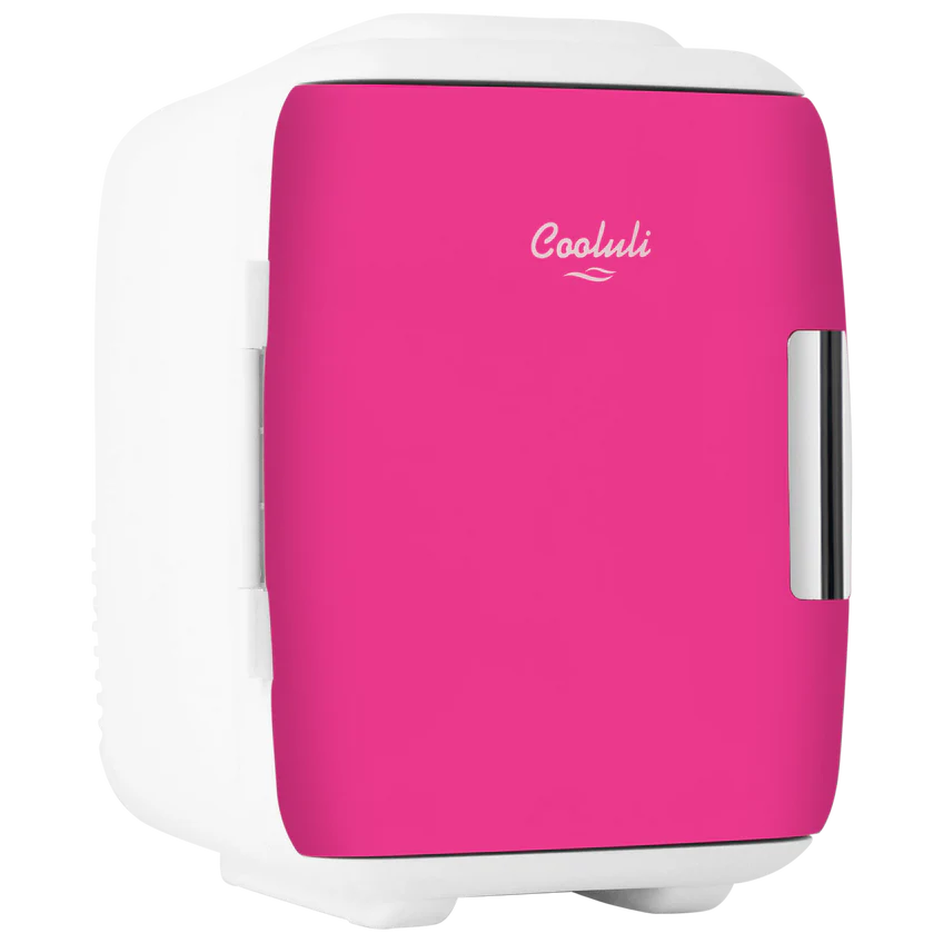 Cooluli Classic 4L Mini Cosmetic Fridge - Portable Skincare Fridge for Makeup, Perfume & Beauty Products - Perfect for Bedroom, Office & Travel (6 Pack)