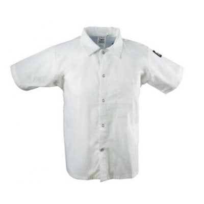 Chef Revival Professional Cook Shirt - White Cotton Chef Uniform for Men & Women - Medium Size | Perfect for Restaurant Chefs, Culinary Students & Home Cooking Enthusiasts