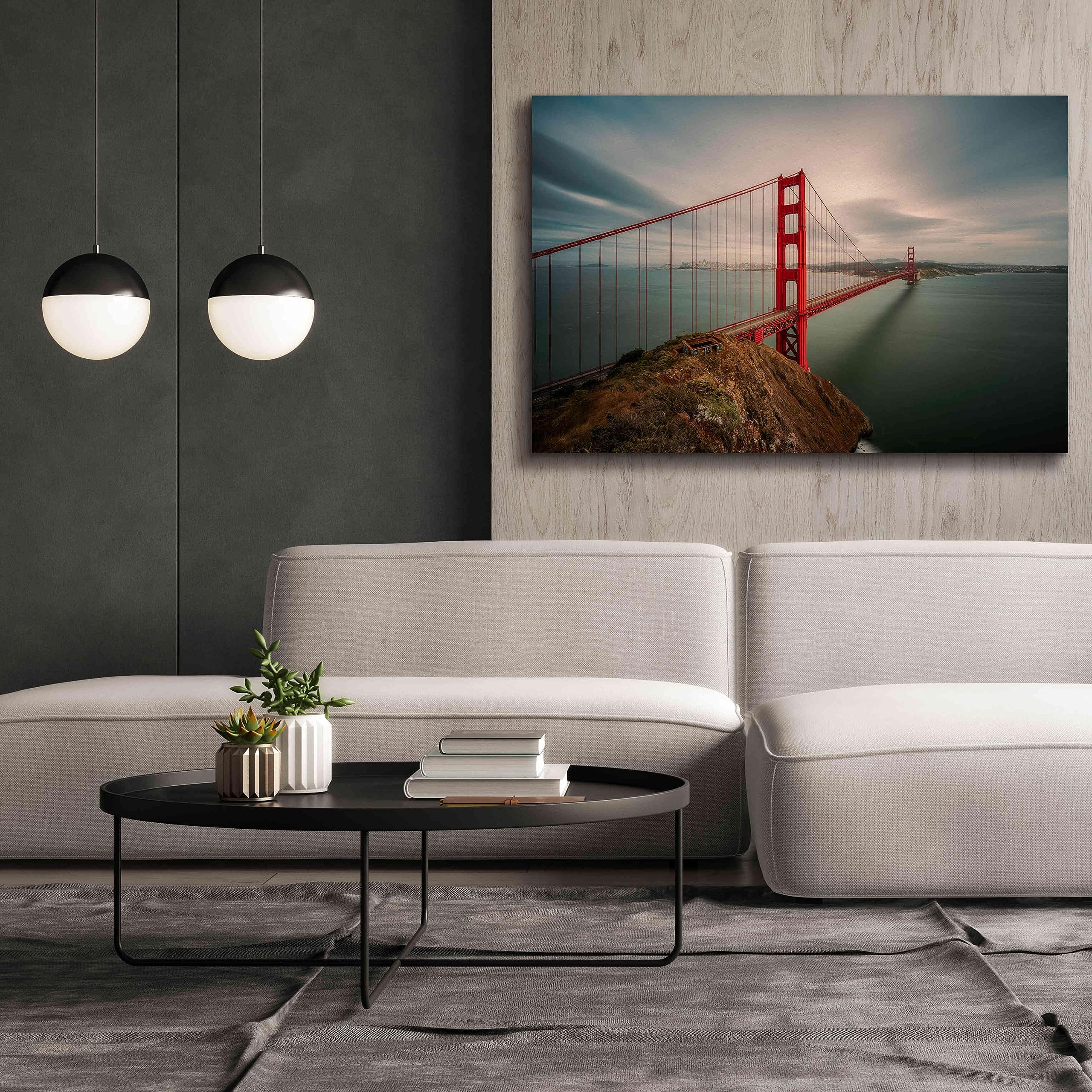 Bruce Getty 'Batteries Spencer' Graffiti Giclee Canvas Wall Art - 60x40 Inches Modern Urban Home Decor for Living Room, Bedroom & Office