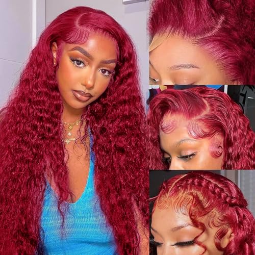 99J Burgundy wig