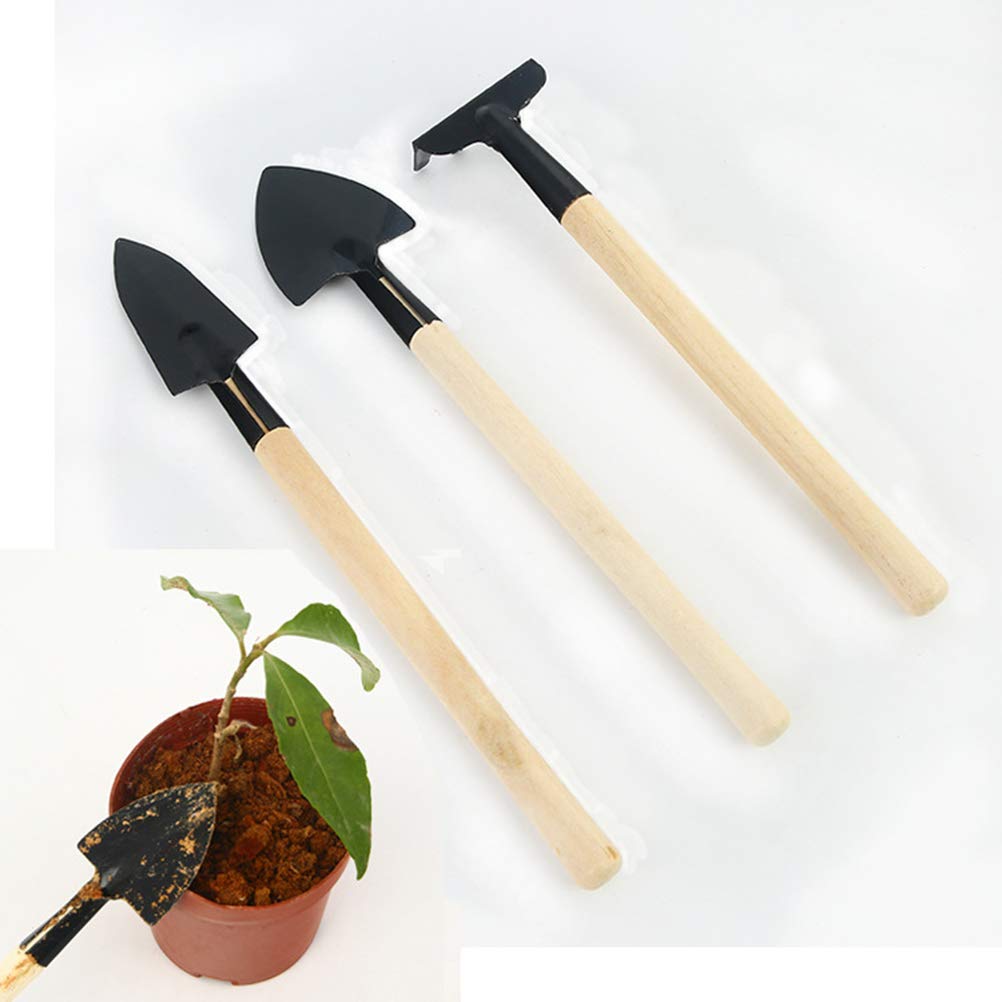 Cabilock 3-Piece Gardening Tool Set - Stainless Steel Planting Kit with Trowel, Cultivator & Pruner - Perfect for Indoor Plants, Herb Gardens & Outdoor Flower Beds