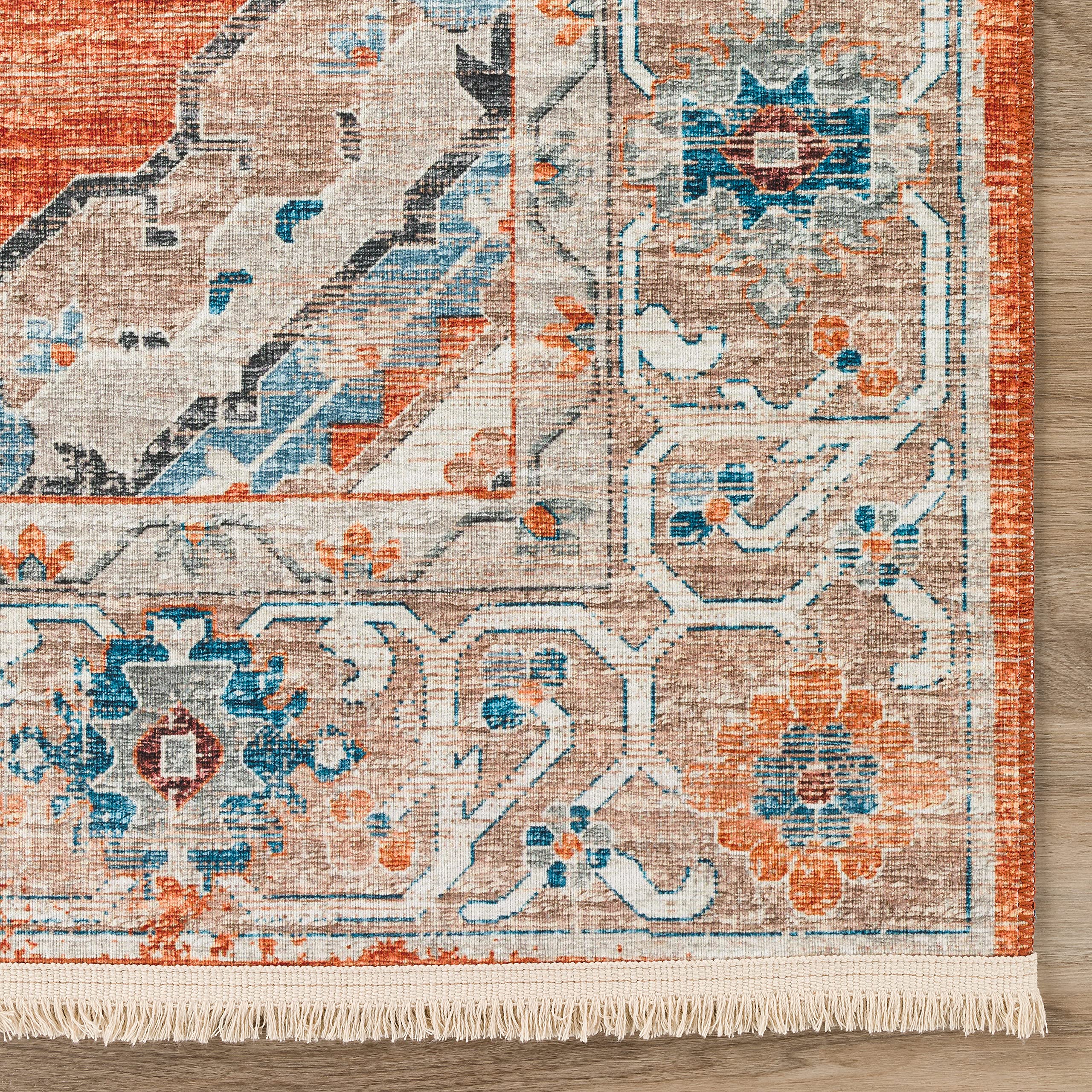 Addison Rugs Sterling AST31 Clay 3' x 5' Area Rug - Soft & Durable Indoor Floor Mat for Living Room, Bedroom, Dining Room | Perfect for Home Decor & Cozy Spaces
