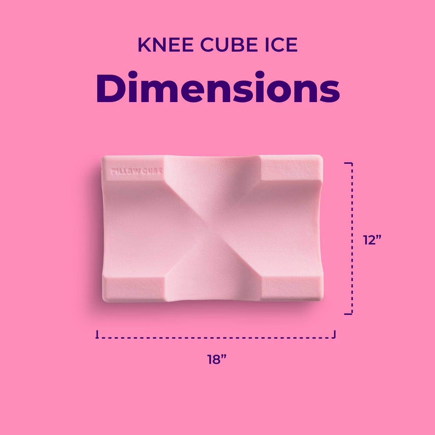Ice Knee Cube - Instant Cold Therapy Pack for Knee Pain Relief - Perfect for Post-Workout Recovery, Arthritis & Injury Rehabilitation