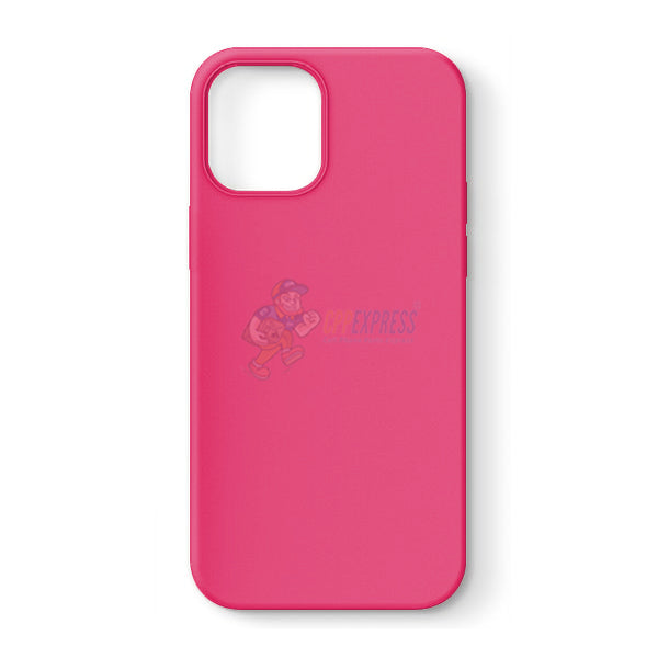 iPhone 12 Case 6.1 Inch Slim Soft Silicone Shockproof Protective Cover - Hot Pink | Perfect for Everyday Use, Travel & Drop Protection