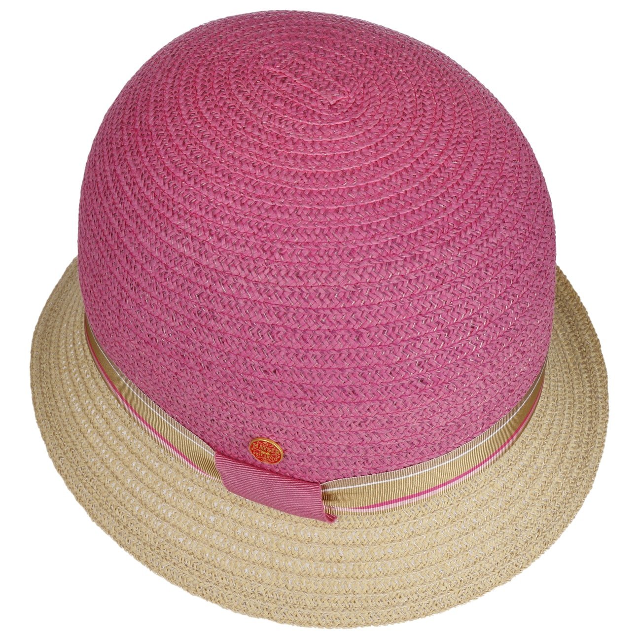 Stylish Nanni Twotone Straw Hat by Mayser - Summer Beach Hat for Women, Fashionable Sun Protection Accessory - Perfect for Vacations, Outdoor Activities & Garden Parties