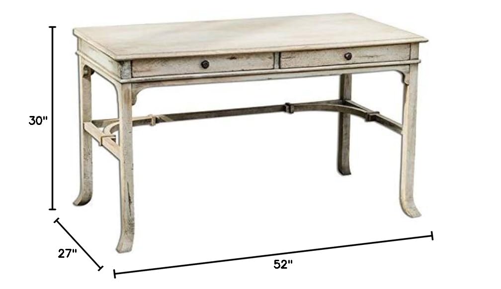 52 Inch Writing Desk - Modern Home Office & Study Table for Work & Study