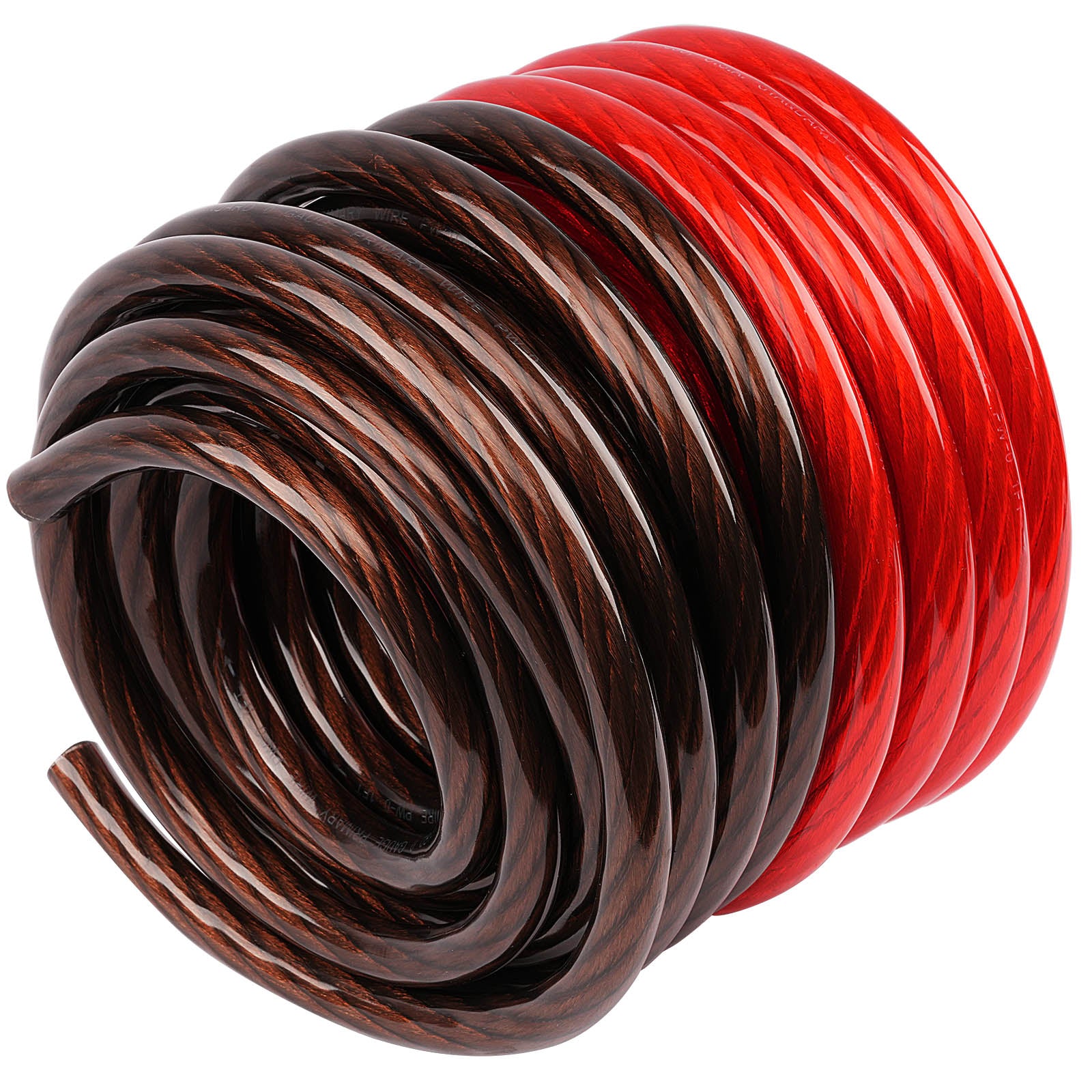 25Ft 4 Gauge Black and Red Primary Wire (PWK 4 25RB) - Heavy Duty Automotive Battery Cable for Car Audio, Solar Panels, and RV Electrical Systems
