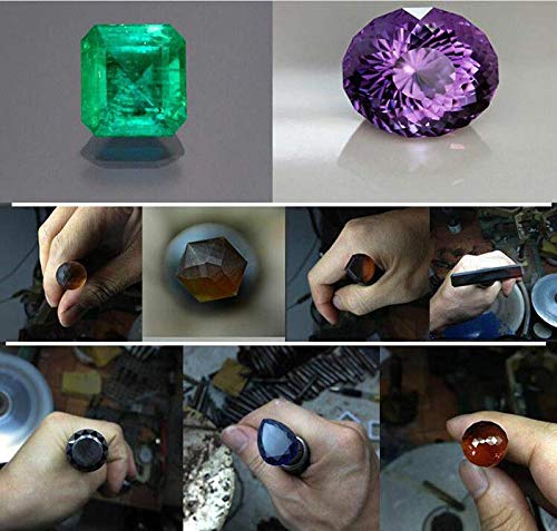 Professional Gem Faceting Machine for Jewelry Making - Jade Stone Angle Polisher & Flat Grinder 110V - Perfect for Lapidary, Gem Cutting, and Jewelry Crafting