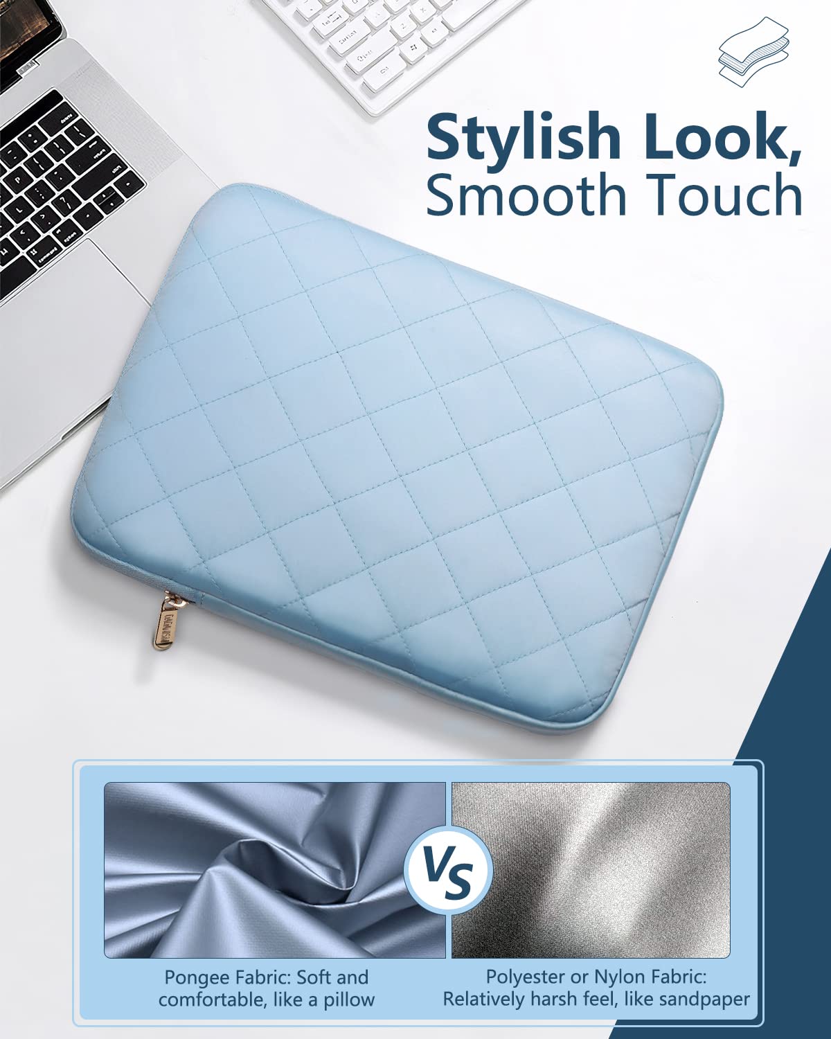 Premium 9-11 Inch Puffy Padded Tablet Sleeve Case - Compatible with iPad 10th Gen 10.9