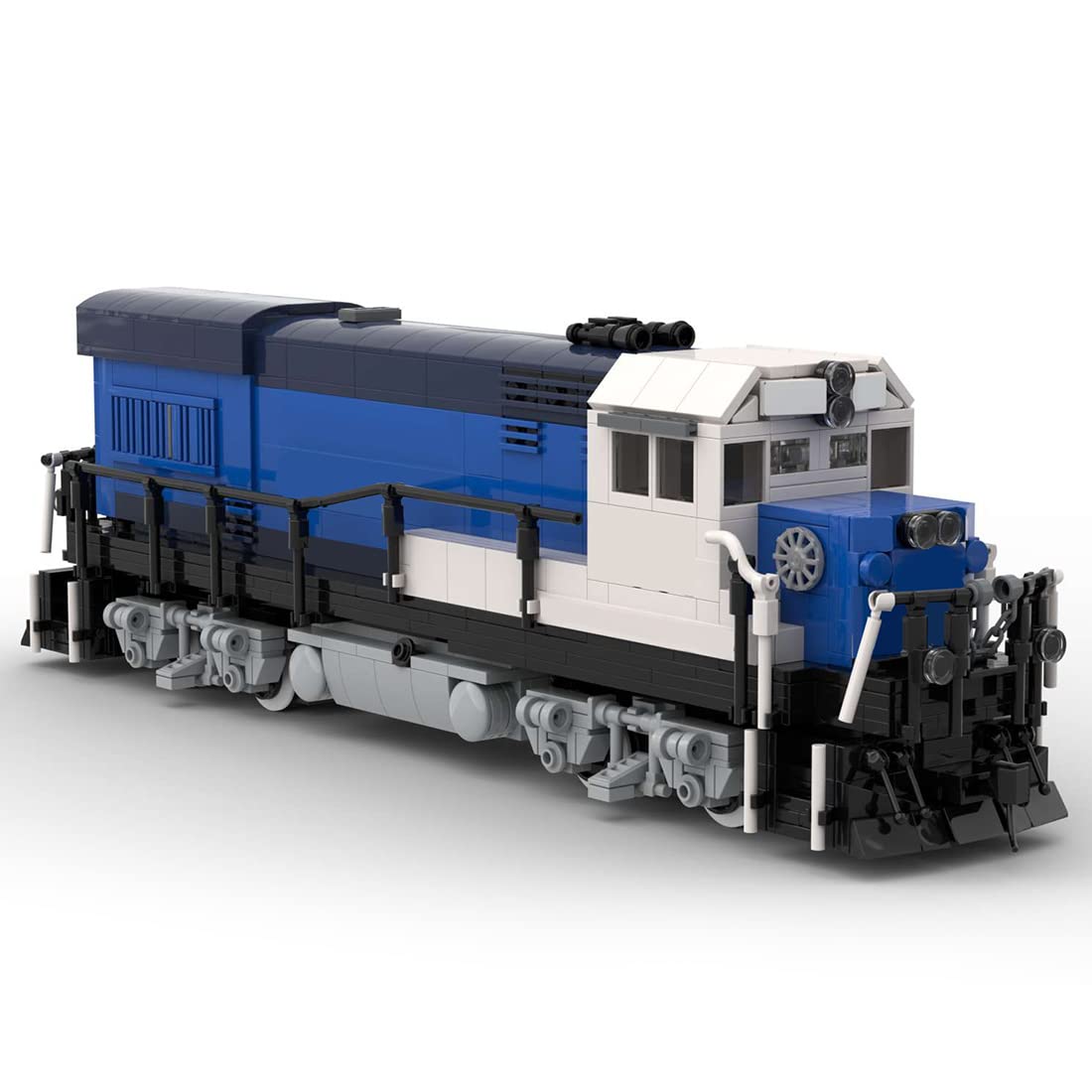 VYBN Retro Steam Train Locomotive Building Blocks Set (1407PCS) - MOC-116994 Salt Fantasy Livery Model | Compatible with Lego City Train | Perfect for Collectors, Train Enthusiasts & Creative Play