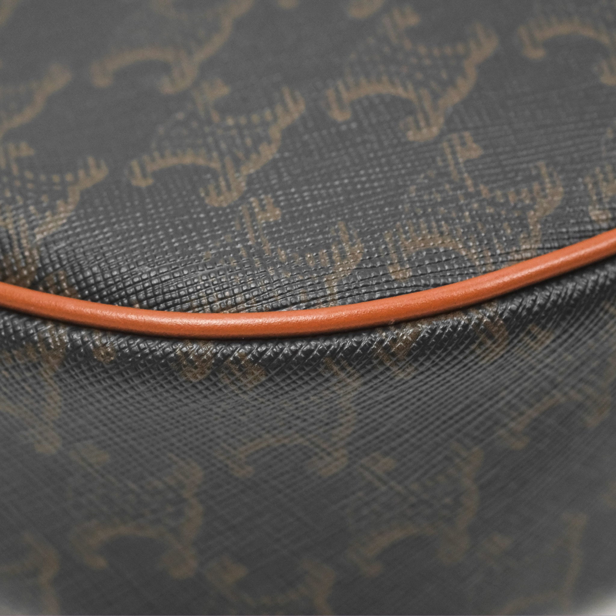 Celine Ava Bag in Triomphe Canvas & Calfskin Leather - Tan Crossbody Shoulder Bag for Women | Perfect for Work, Travel & Everyday Use