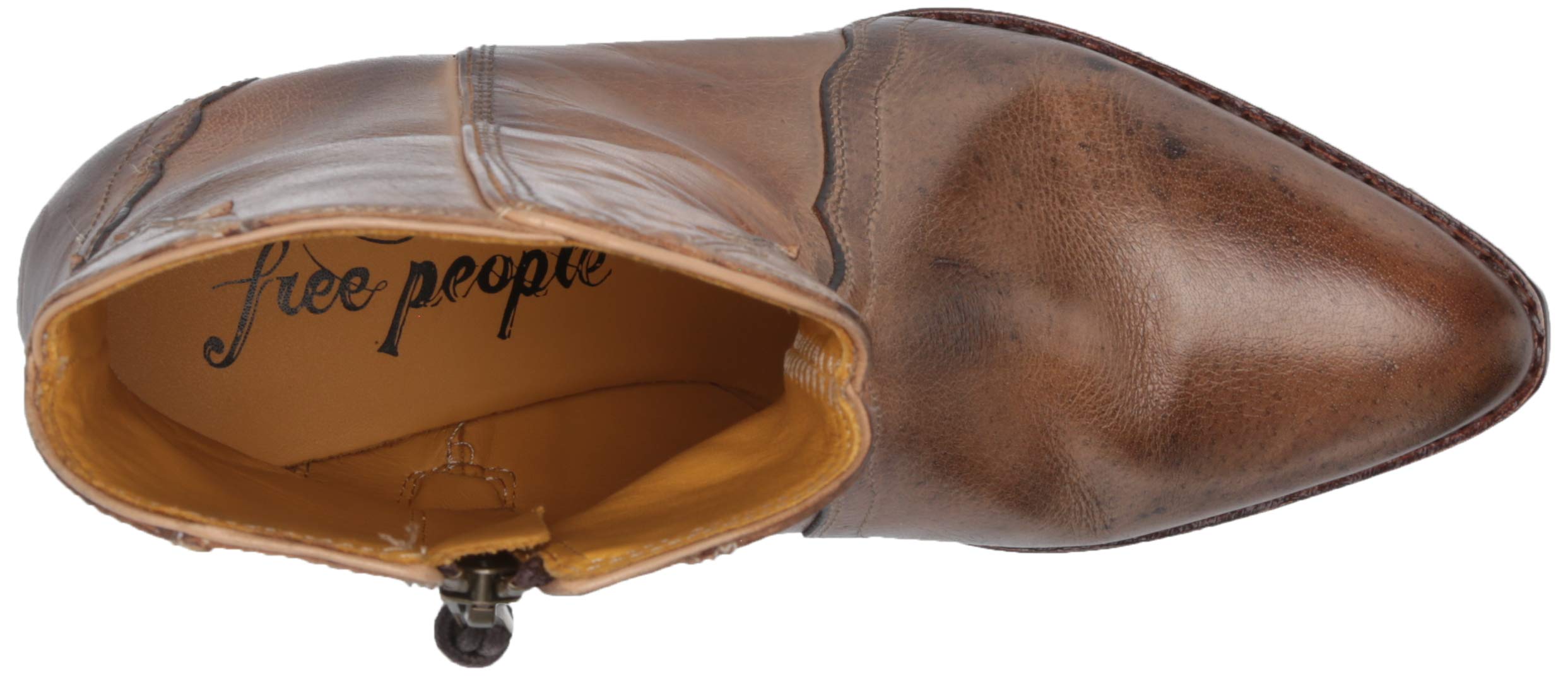 Free People Women's New Frontier Western Boot - Stylish Cowgirl Ankle Boots for Country Music Festivals & Fall Outfits