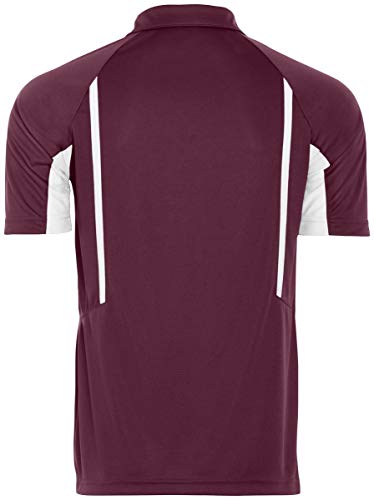 Maroon | White