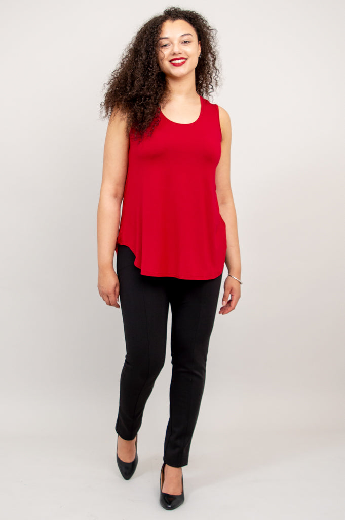 Stylish Jazz Tank Top with Lipstick Print - Soft Bamboo Fabric for Women - Perfect for Casual Wear, Music Festivals & Summer Outfits