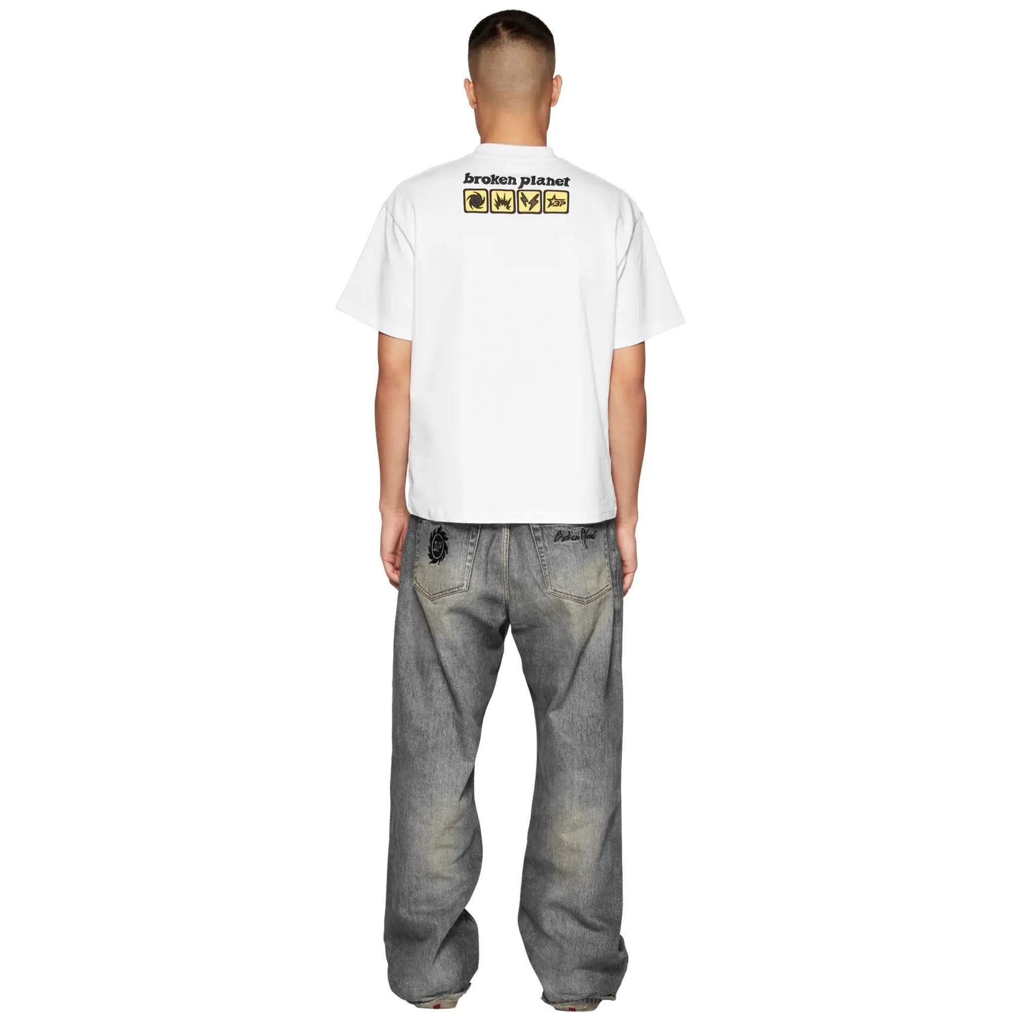 Broken Planet Emergency Snow White T-Shirt - Stylish Graphic Tee for Casual Wear, Street Fashion & Everyday Outfits