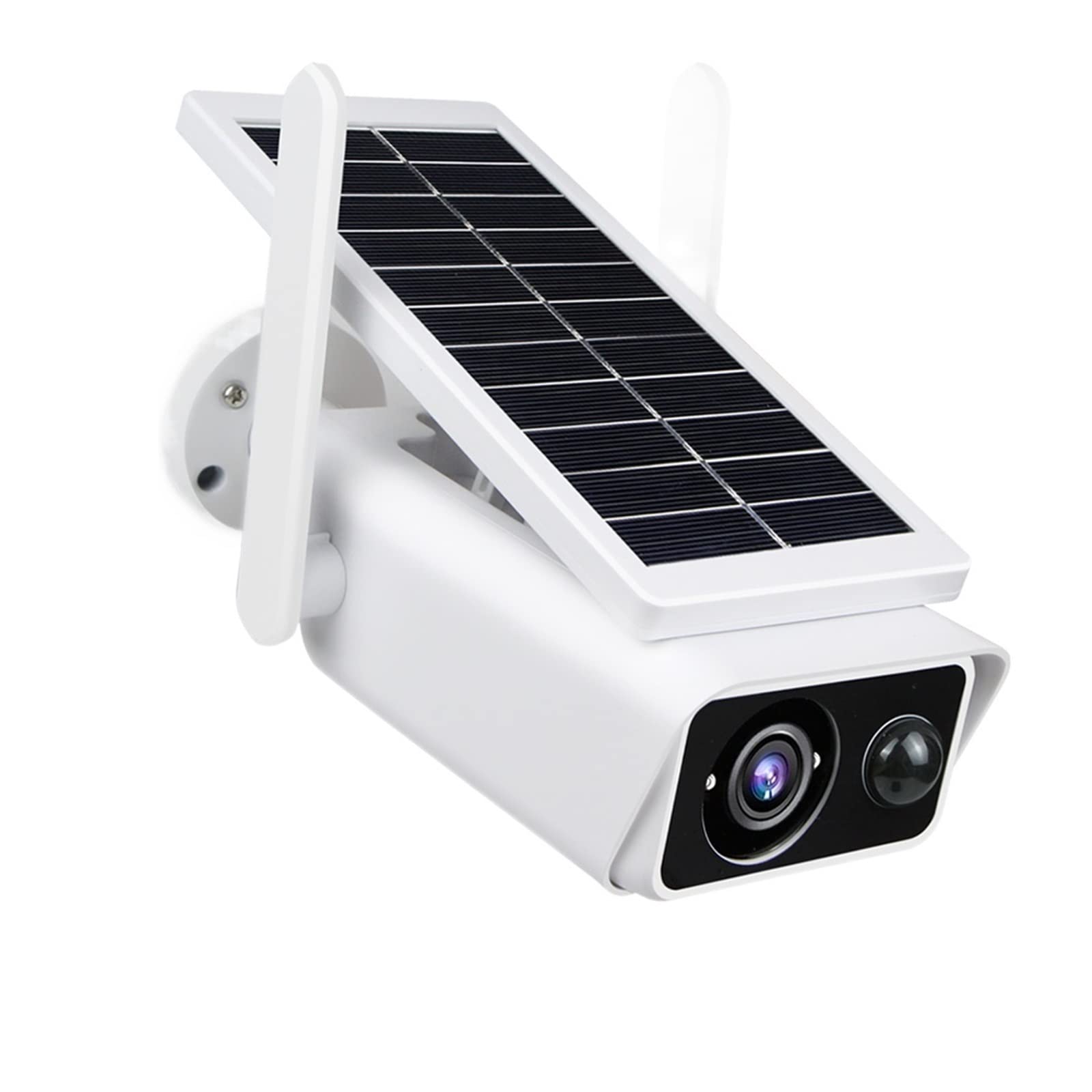 MZZYG 3MP HD Solar Security Camera - Wireless Outdoor IP Camera with WiFi, PIR Motion Alarm & Built-in Battery - Solar Powered Surveillance for Home, Yard & Business (Camera NO Battery Included) - Perfect for 24/7 Monitoring, Theft Prevention & Property Security