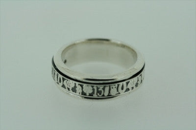 Lucky Spinner Ring - Genuine Sterling Silver Anxiety Relief Fidget Jewelry for Stress Relief & Focus - Perfect for Adults & Teens