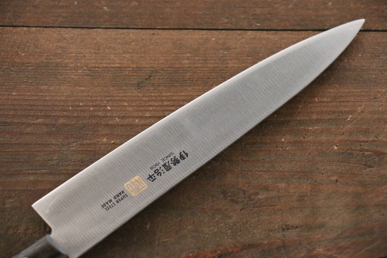 Iseya 150mm Molybdenum Petty Utility Knife with Black Pakka Wood Handle - Perfect for Slicing, Dicing, and Precision Cutting in Home Kitchens