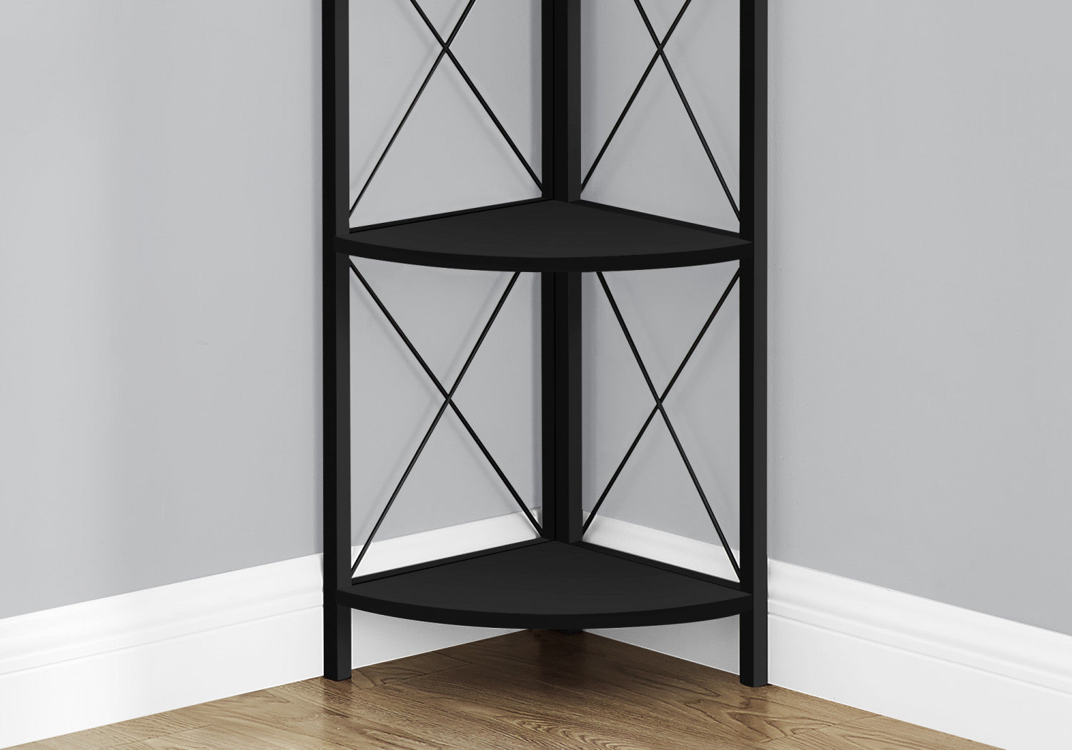 Zeva 5-Shelf Black Bookcase - Modern Wooden Bookshelf for Home & Office Storage - Perfect for Living Room, Bedroom, or Study Organization