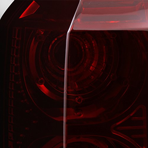 AKKON Dark Red LED Tail Lights Replacement Pair for Jeep Commander SUV - Left Driver & Right Passenger Side - Enhance Style & Safety for Night Driving & Off-Road Adventures