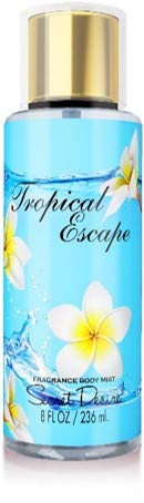 Secret Desire Luxury Fragrance Body Mist - Tropical Escape Scent | Long-Lasting Perfume Spray for Women | Perfect for Summer, Beach & Vacation