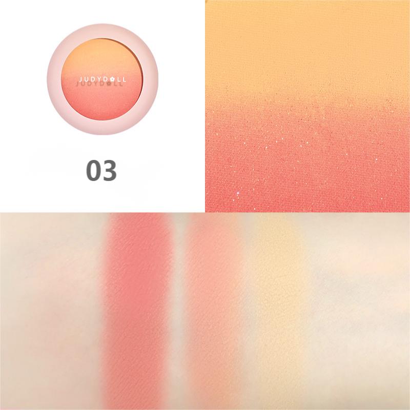 JUDYDOLL x POP MART Gradient Blush Palette - Buildable & Blendable Cheek Color for Natural Flush - Perfect for Everyday Makeup & Special Occasions