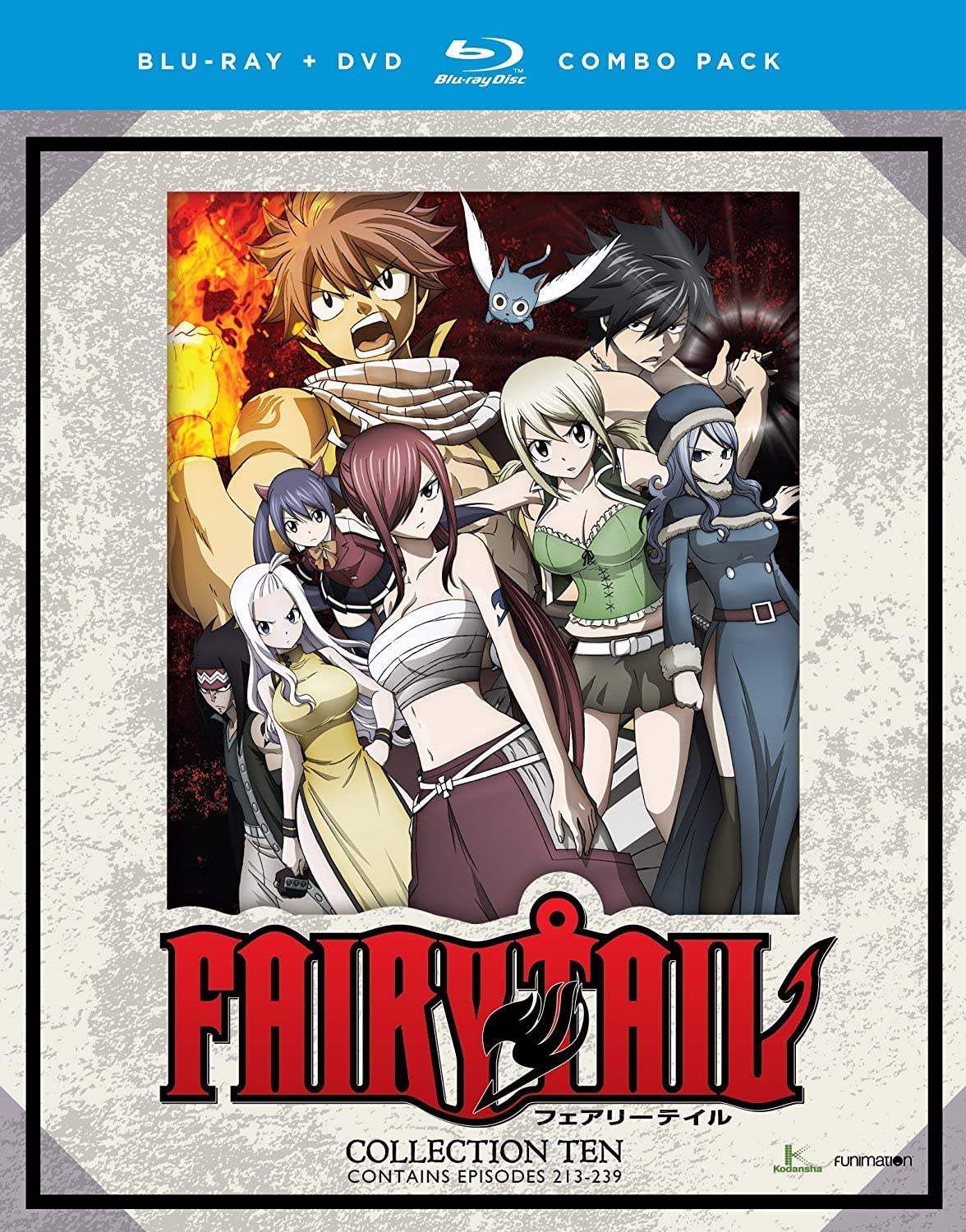 Fairy Tail: Collection Ten [Blu-ray] | Complete Anime Series | Action Adventure Fantasy | Perfect for Anime Collectors & Gift Giving